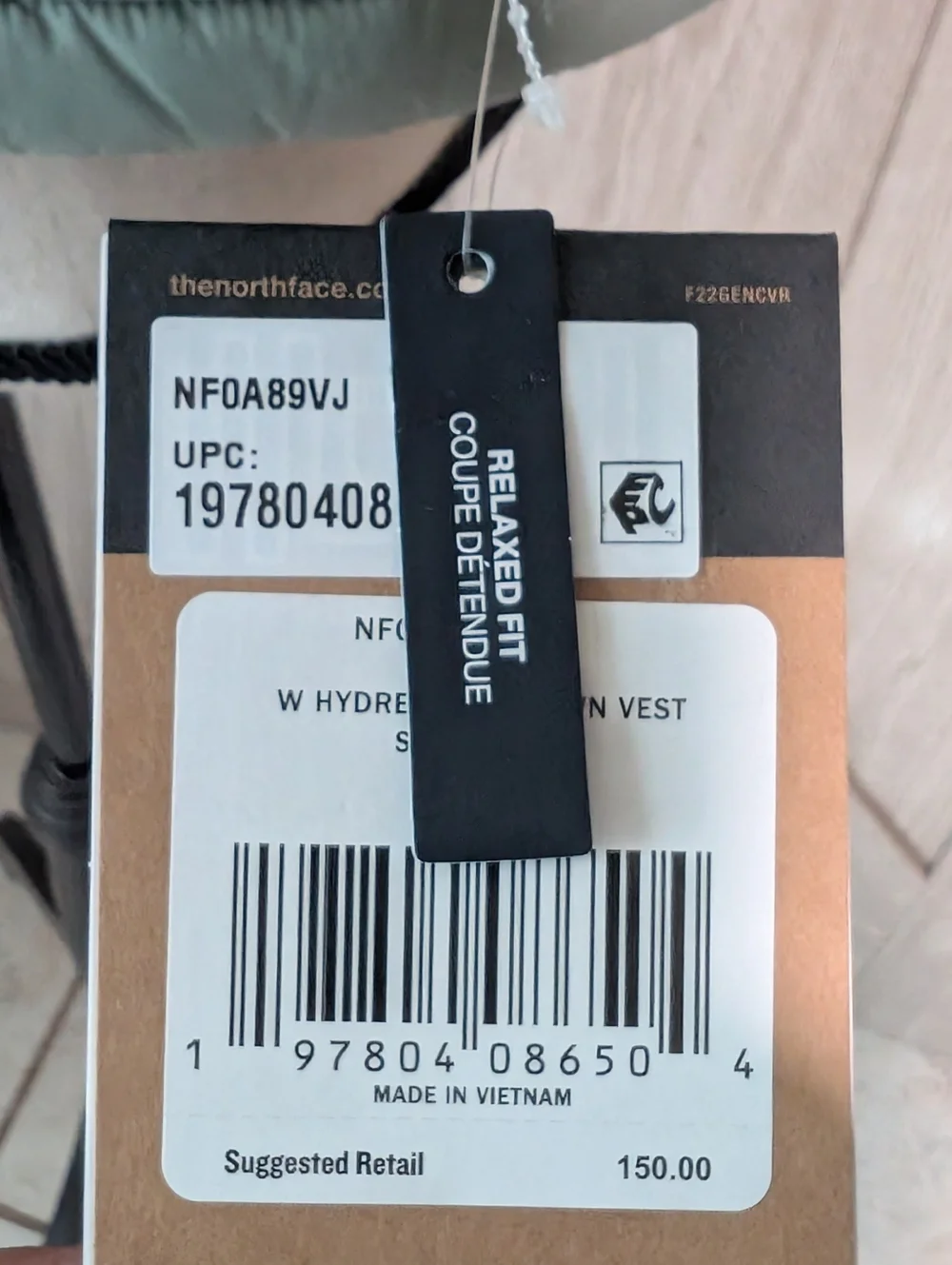 Large The North Face Slate Moss Hydrenalite Vest - Picture 5 of 12